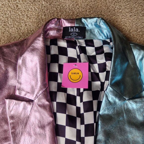 NWT *SOLD OUT ONLINE* Lala Metallic Blazer - Picture 3 of 14